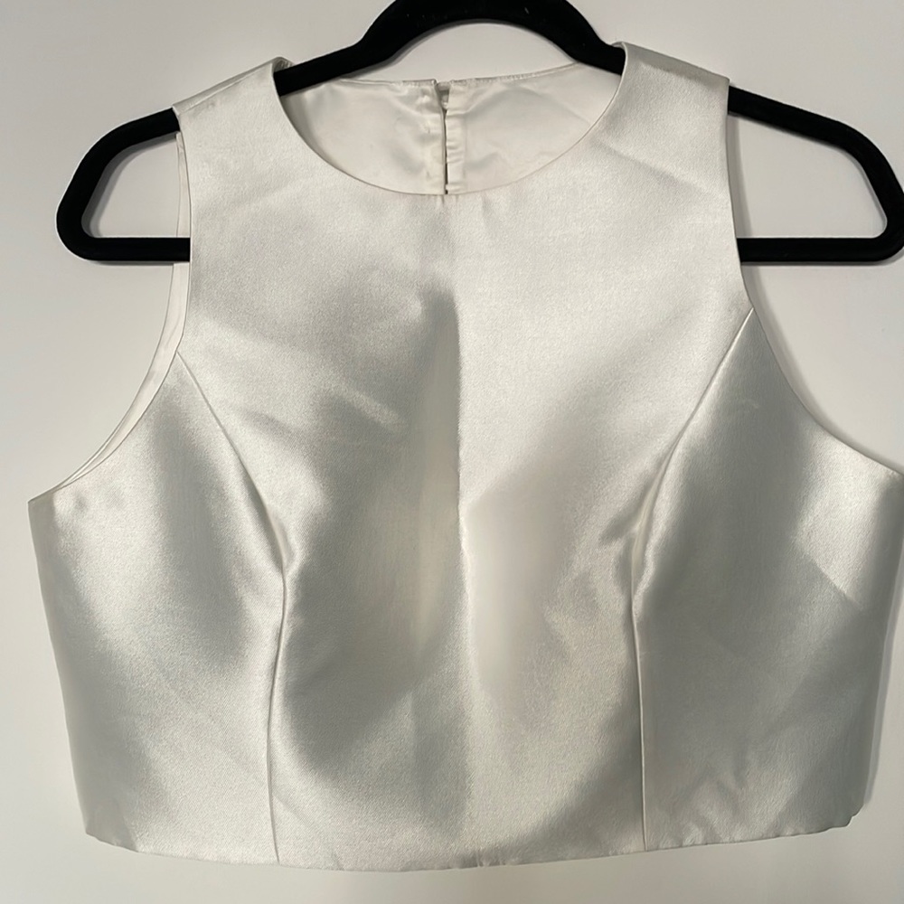Mikado Silk Crop Top